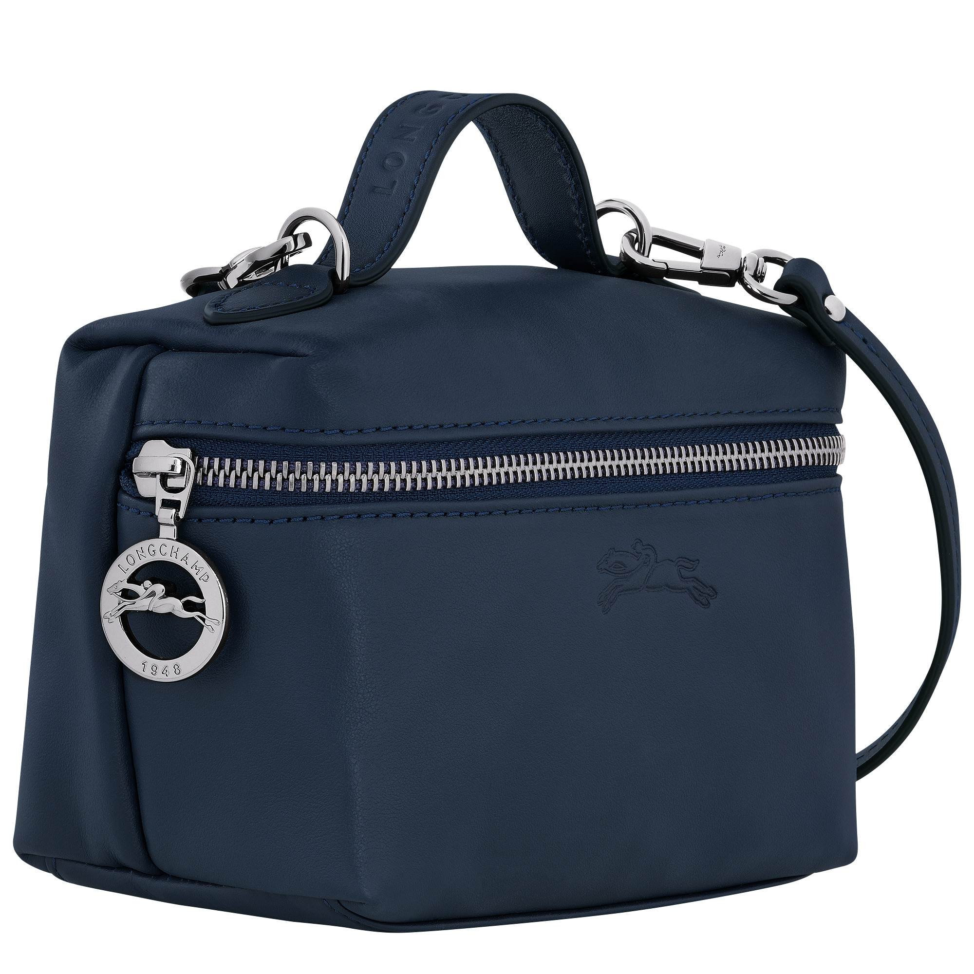 Le Pliage Xtra XS Vanity Navy - Leather - 3