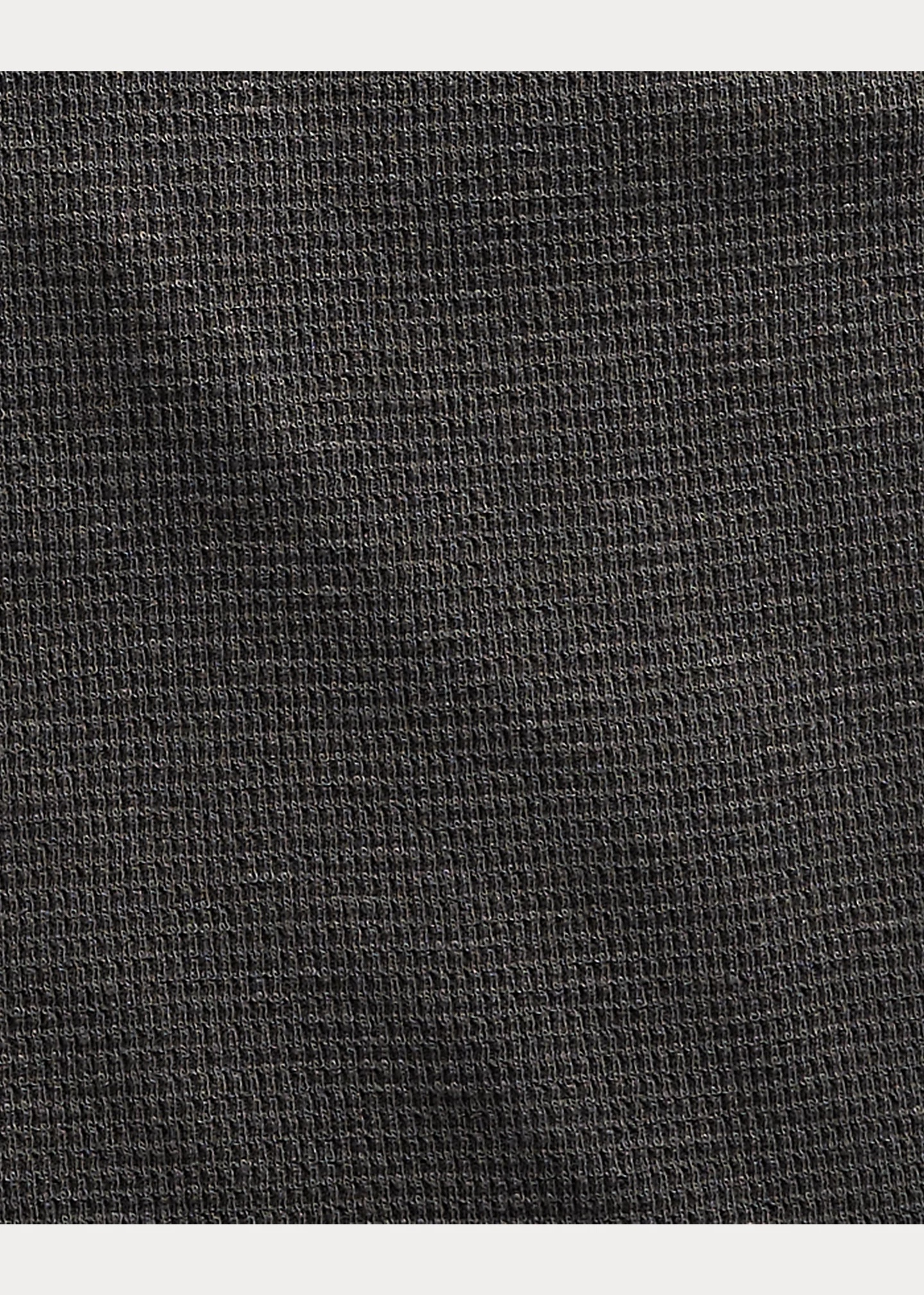 Waffle-Knit Short-Sleeve Henley Shirt - 4