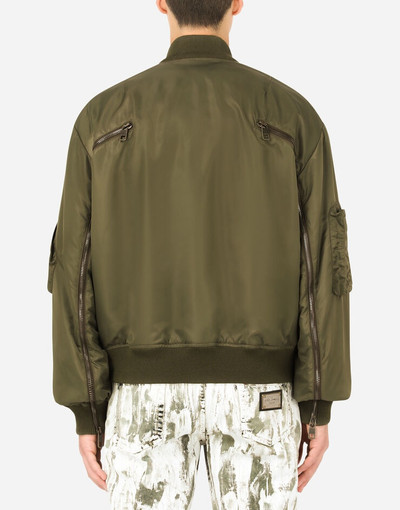 Dolce & Gabbana Nylon jacket with multiple zippers outlook