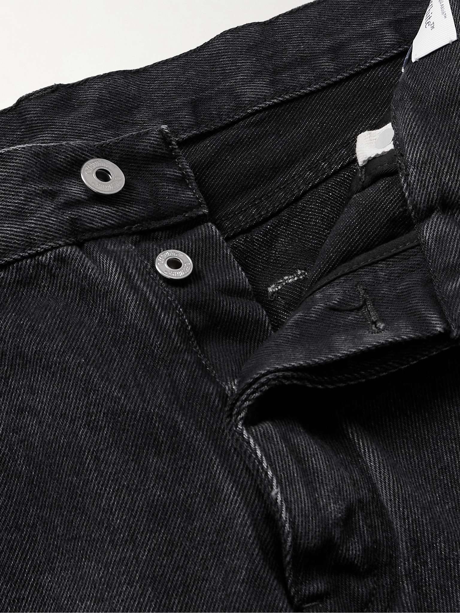 Straight-Leg Zip-Detailed Jeans - 3