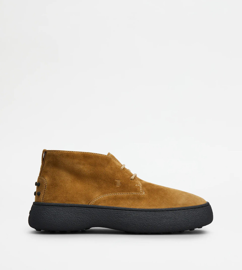 TOD'S W. G. DESERT BOOTS IN SUEDE - BROWN - 1
