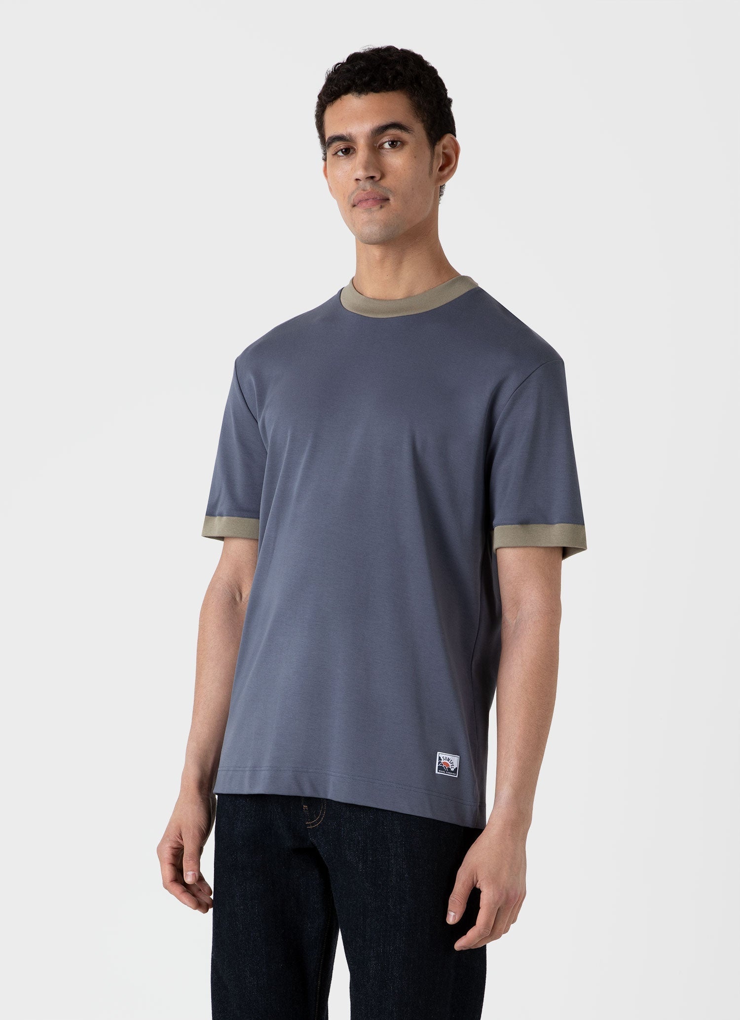 Sunspel x Nigel Cabourn Carbon Brushed T‑shirt - 2