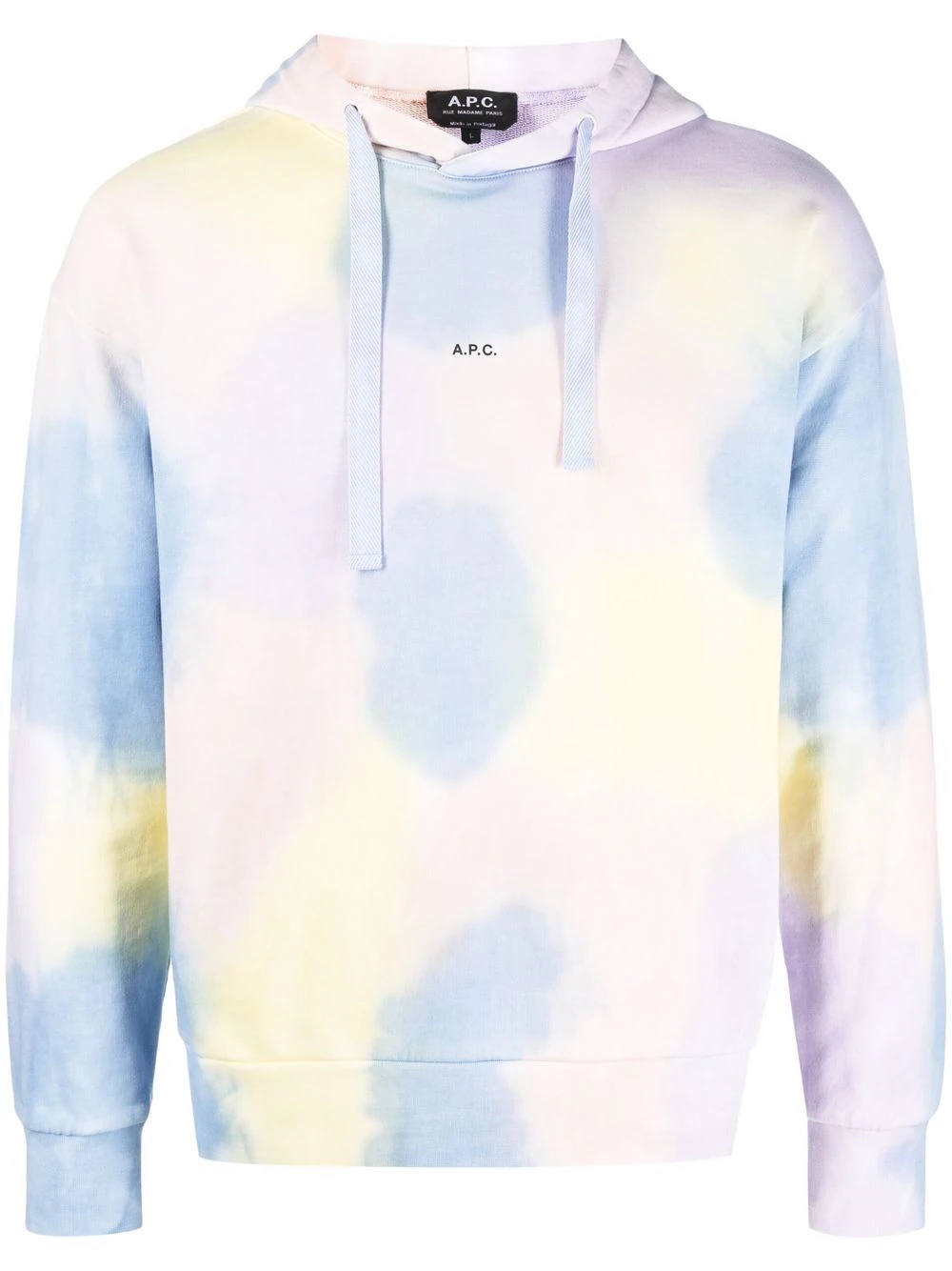 tie-dye pattern hoodie - 1