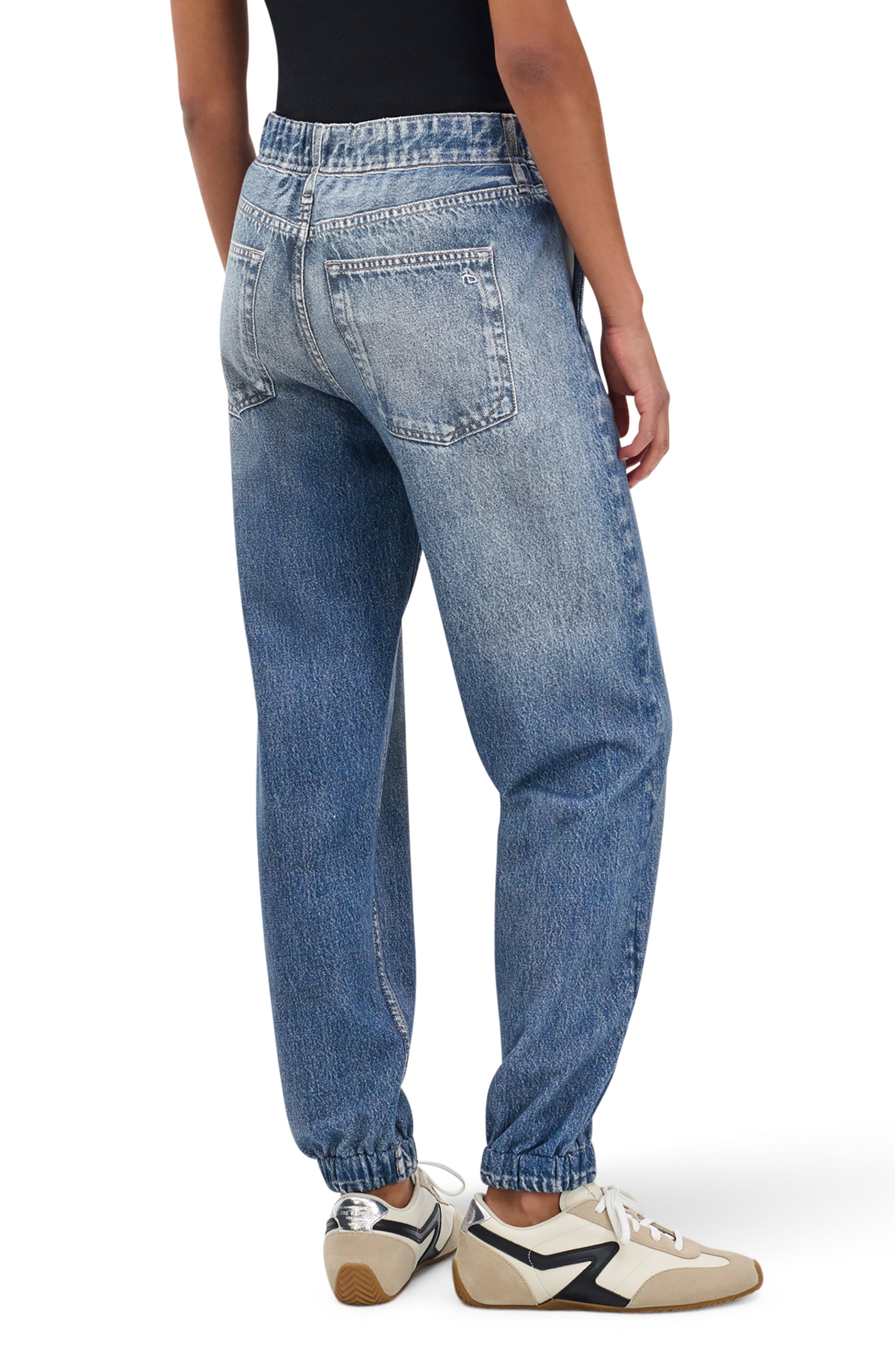 rag & bone Miramar Jogger Cotton Terry Sweatpant Jeans in Blue at Nordstrom - 2