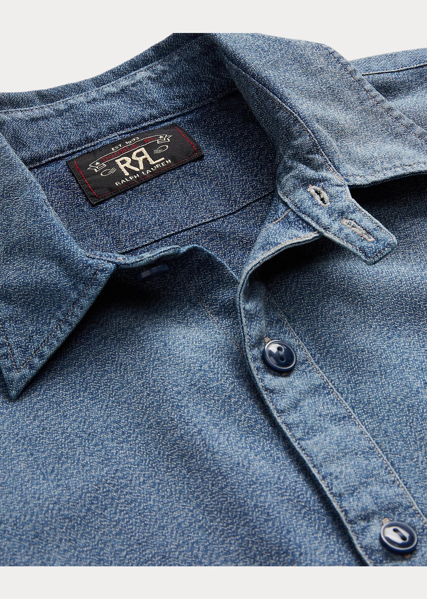 Indigo Woven Workshirt - 3