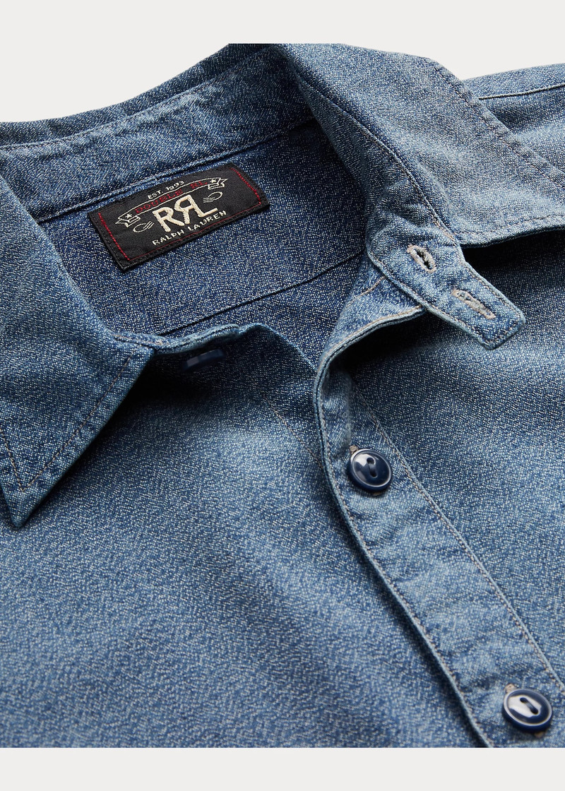 Indigo Woven Workshirt 3