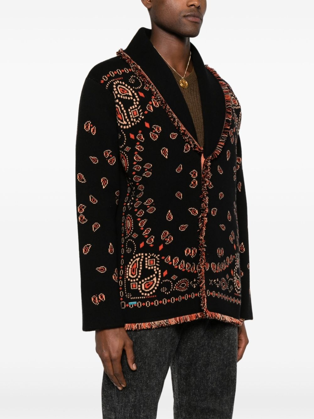 Bandana Jacquard cardigan - 3