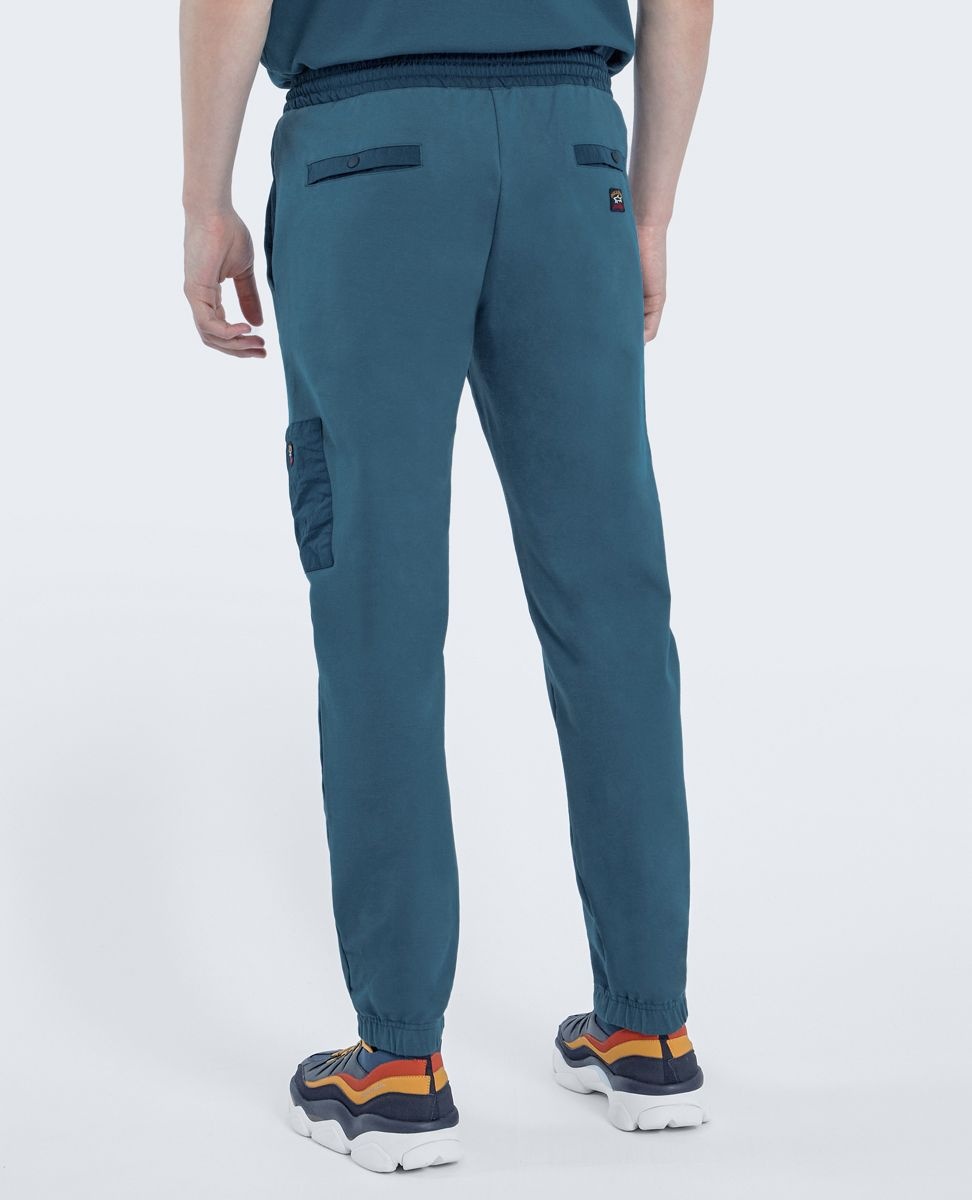 Stretch cotton Sweatpants with ECONYL® details - 4