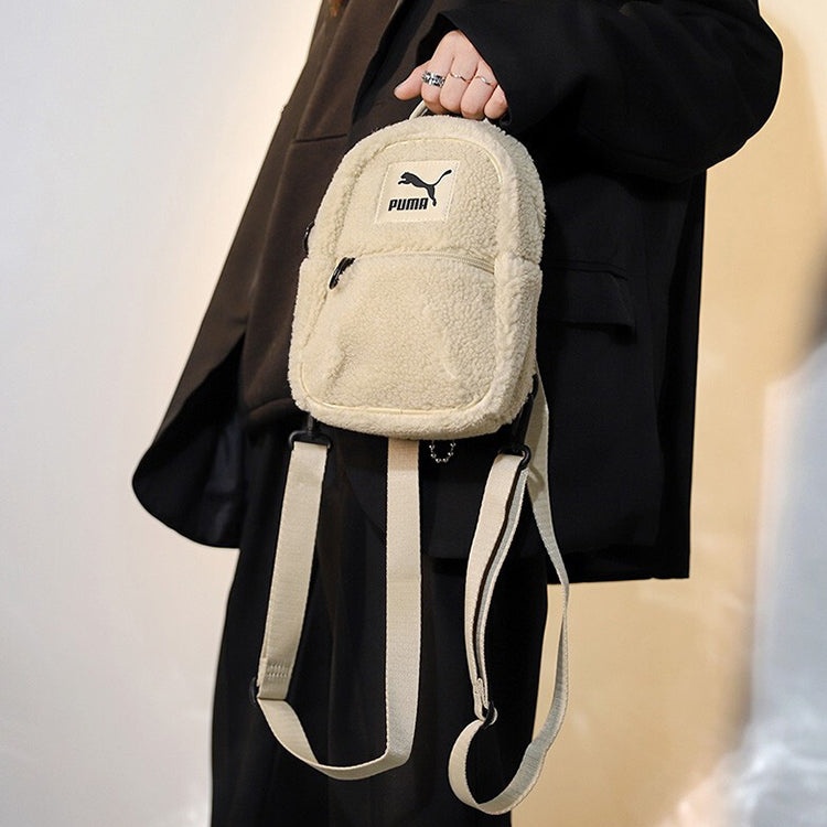 (WMNS) PUMA Prime Sherpa Bag 'Beige' 078190-02 - 4