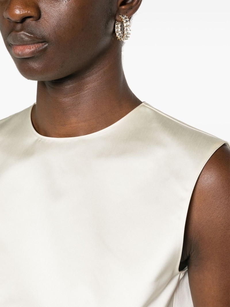 round-neck satin blouse 5