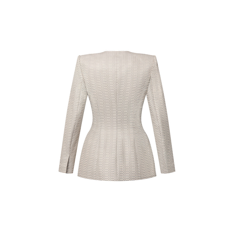 Louis Vuitton Asymmetrical Micro Damier Blazer outlook