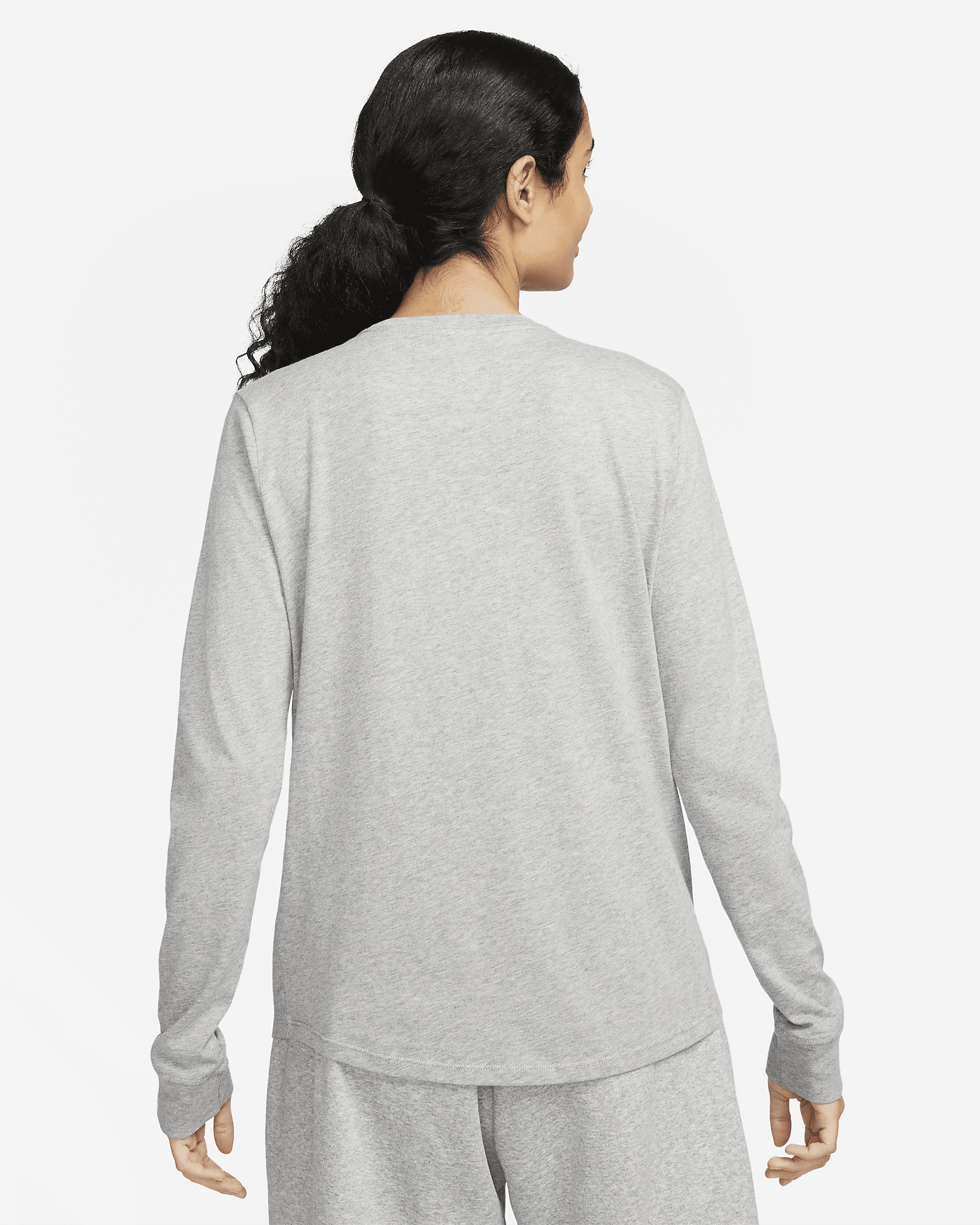 Women's Nike Sportswear Essentials Long-Sleeve Logo T-Shirt - 2