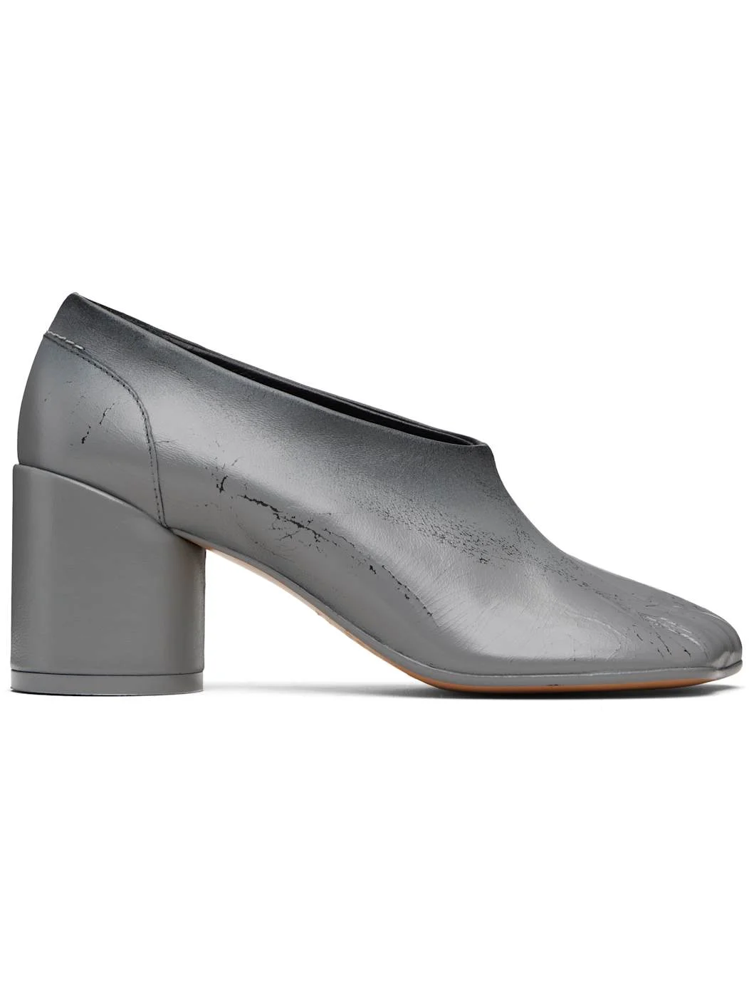 Gray Anatomic Pump Block Heels - 1