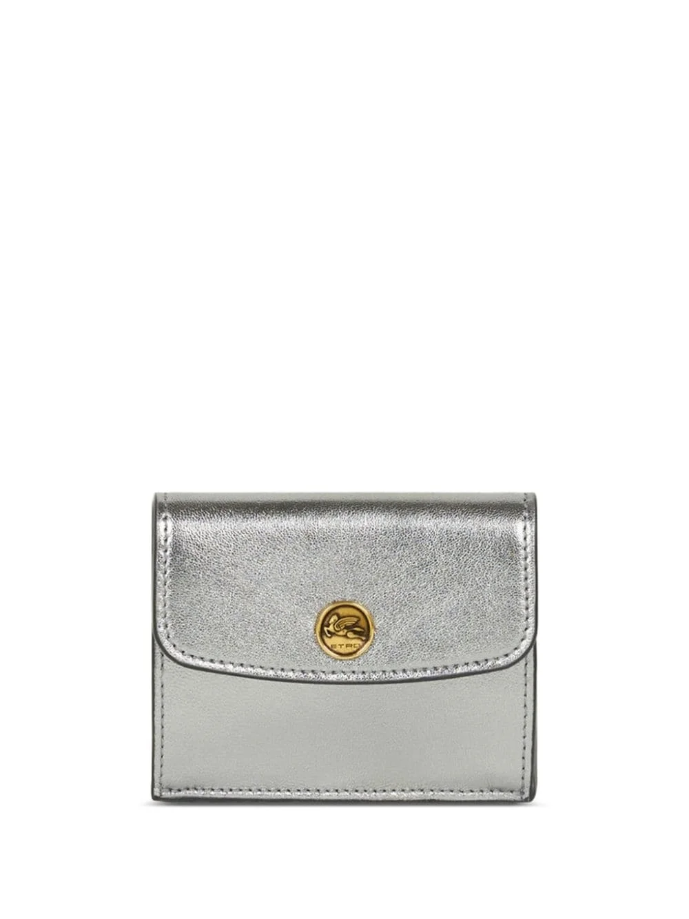 metallic leather cardholder - 1