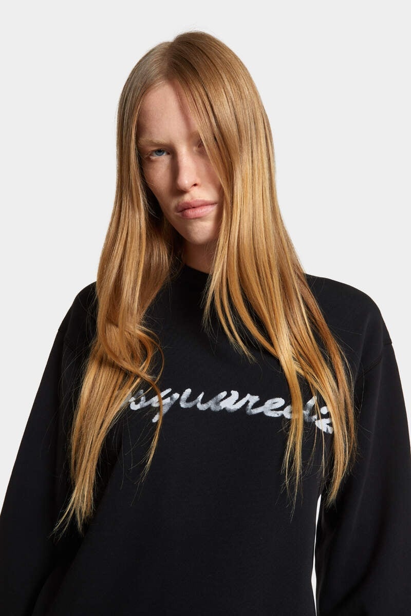 DYED JUST RIGHT FIT DOODLE SWEATSHIRT - 5
