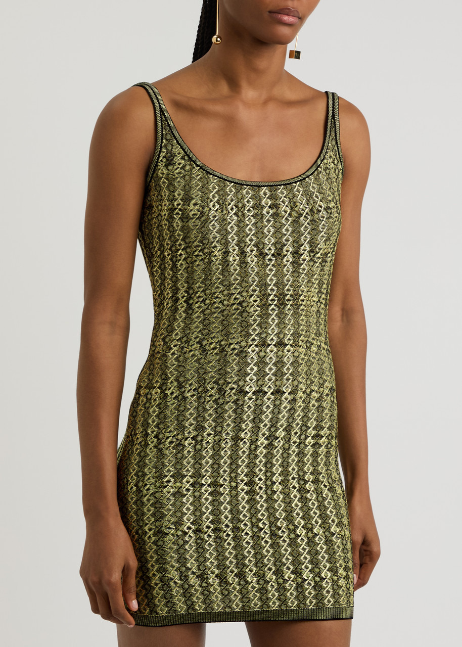 Jacquemus La Robe Marino Patterned Knitted Mini Dress - 2