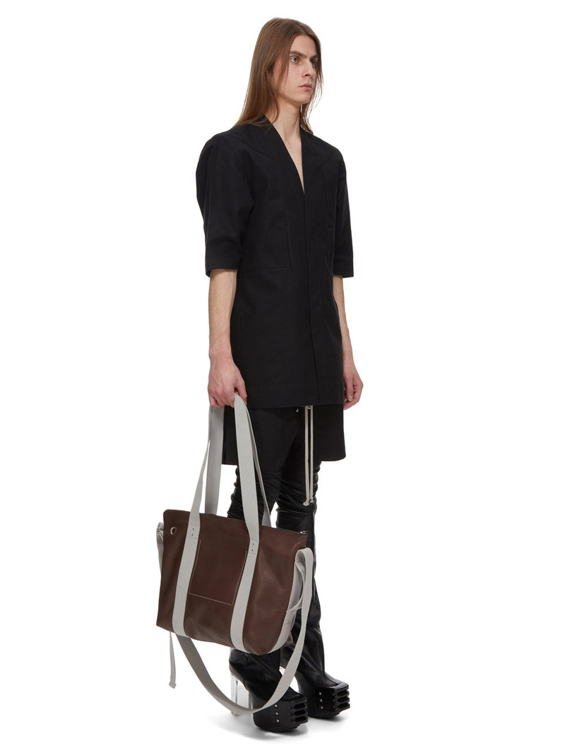 Trolley Leather Tote Bag 11