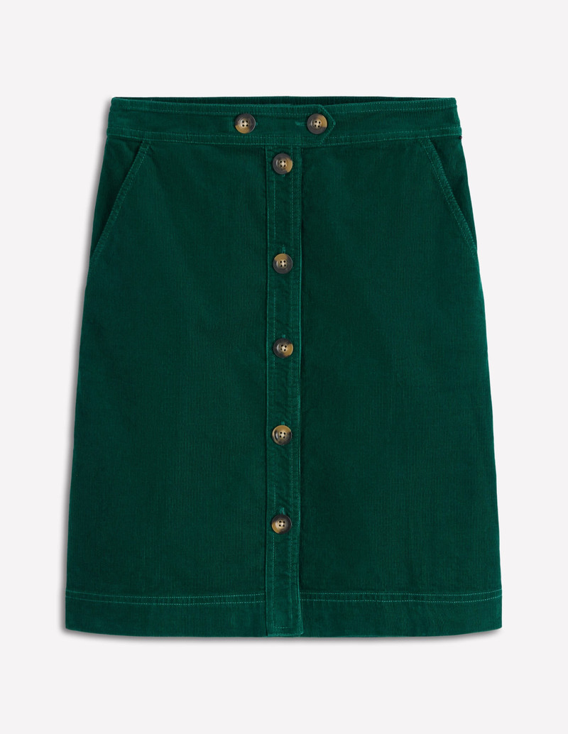 Cecelia Cord Skirt-Emerald Night 1