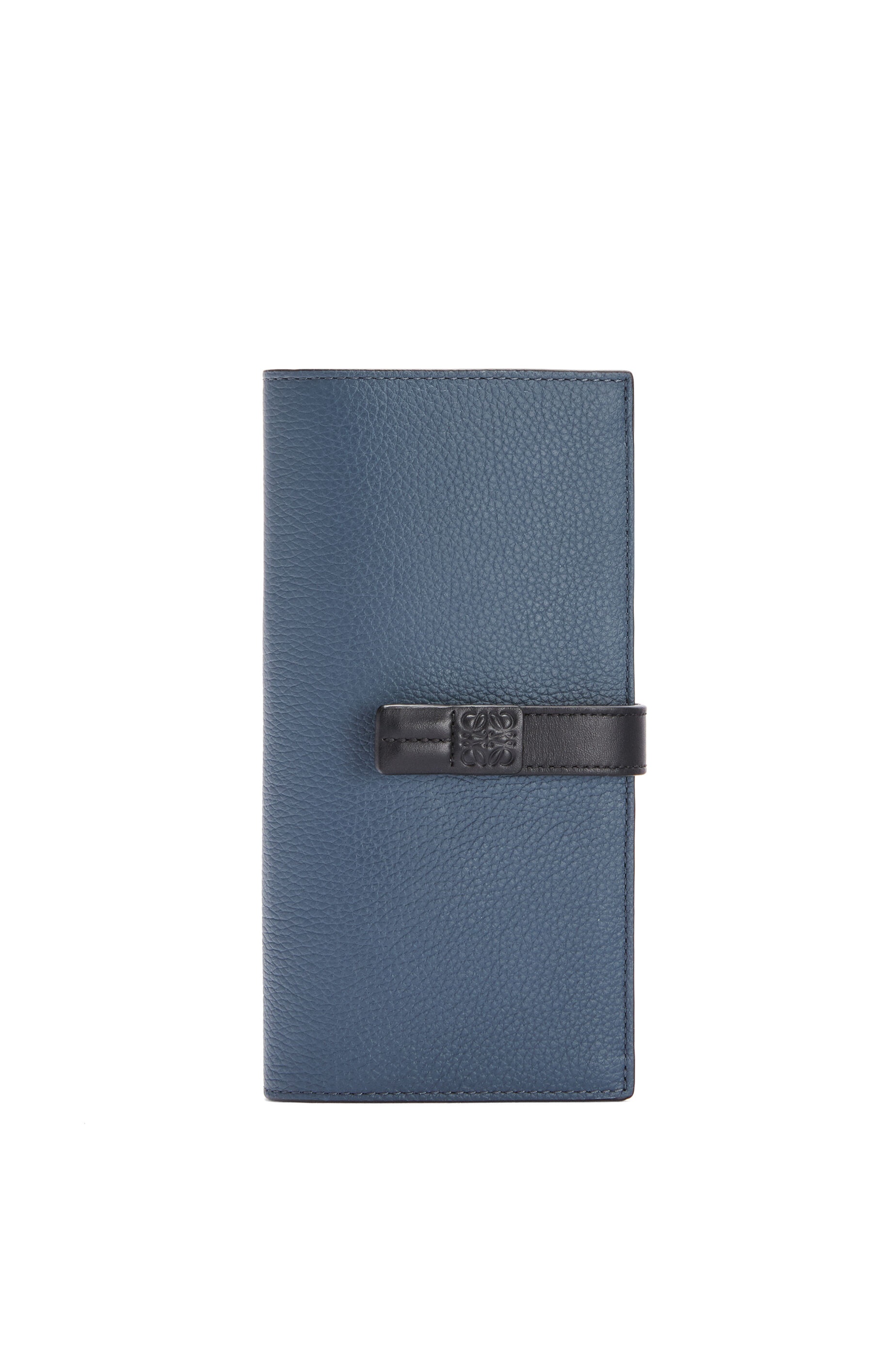 Large vertical wallet in soft grained calfskin - 1