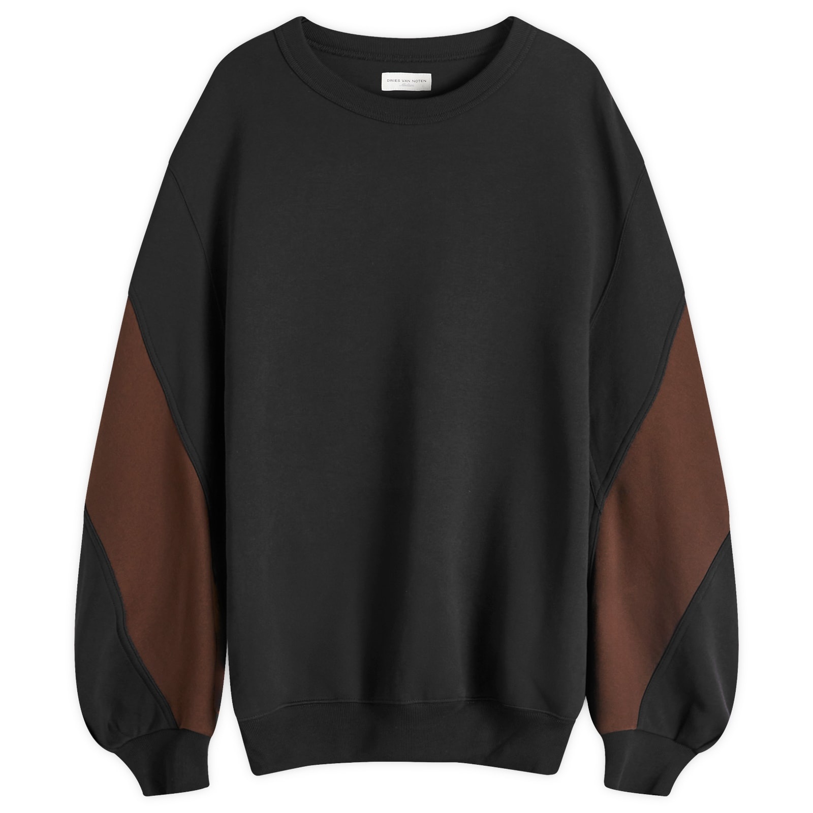 Dries Van Noten Handy Panel Sleeve Crew Sweatshirt - 1