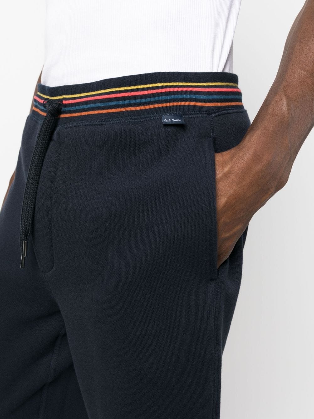contrasting-trim track trousers - 5