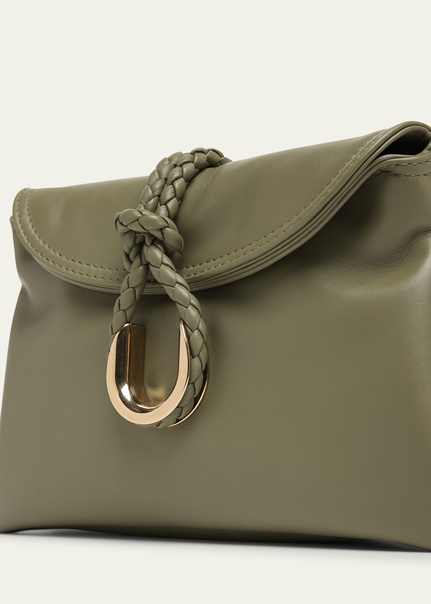 Liberta Baby Smooth Calfskin Clutch Bag - 5