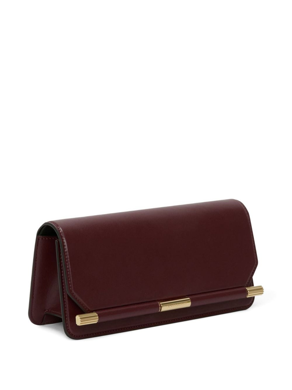 202 leather bar-detail clutch bag - 3