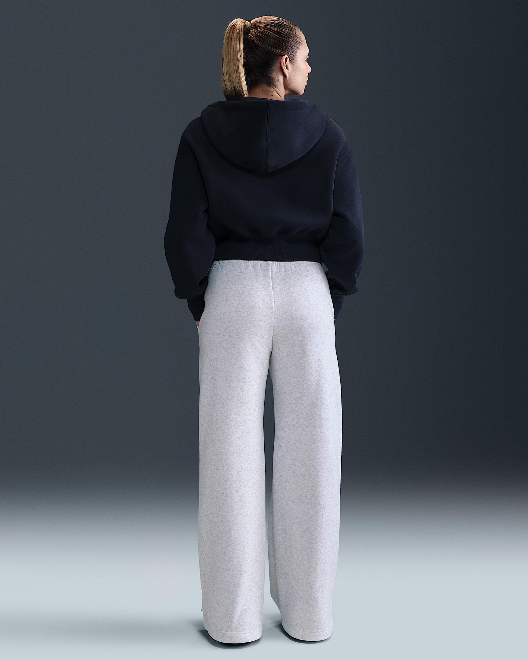 Nike Sportswear Phoenix Fleece Women's High-Waisted Wide-Leg Pants - 4