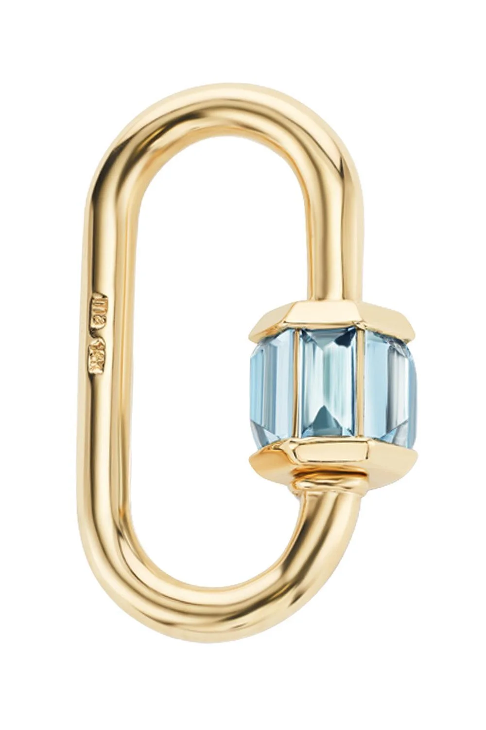 Aquamarine Medium Total Baguette Lock - 1