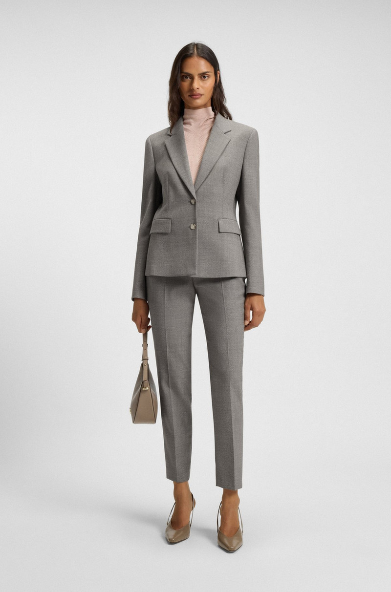 BOSS SLIM-FIT BLAZER IN A PATTERNED WOOL BLEND outlook