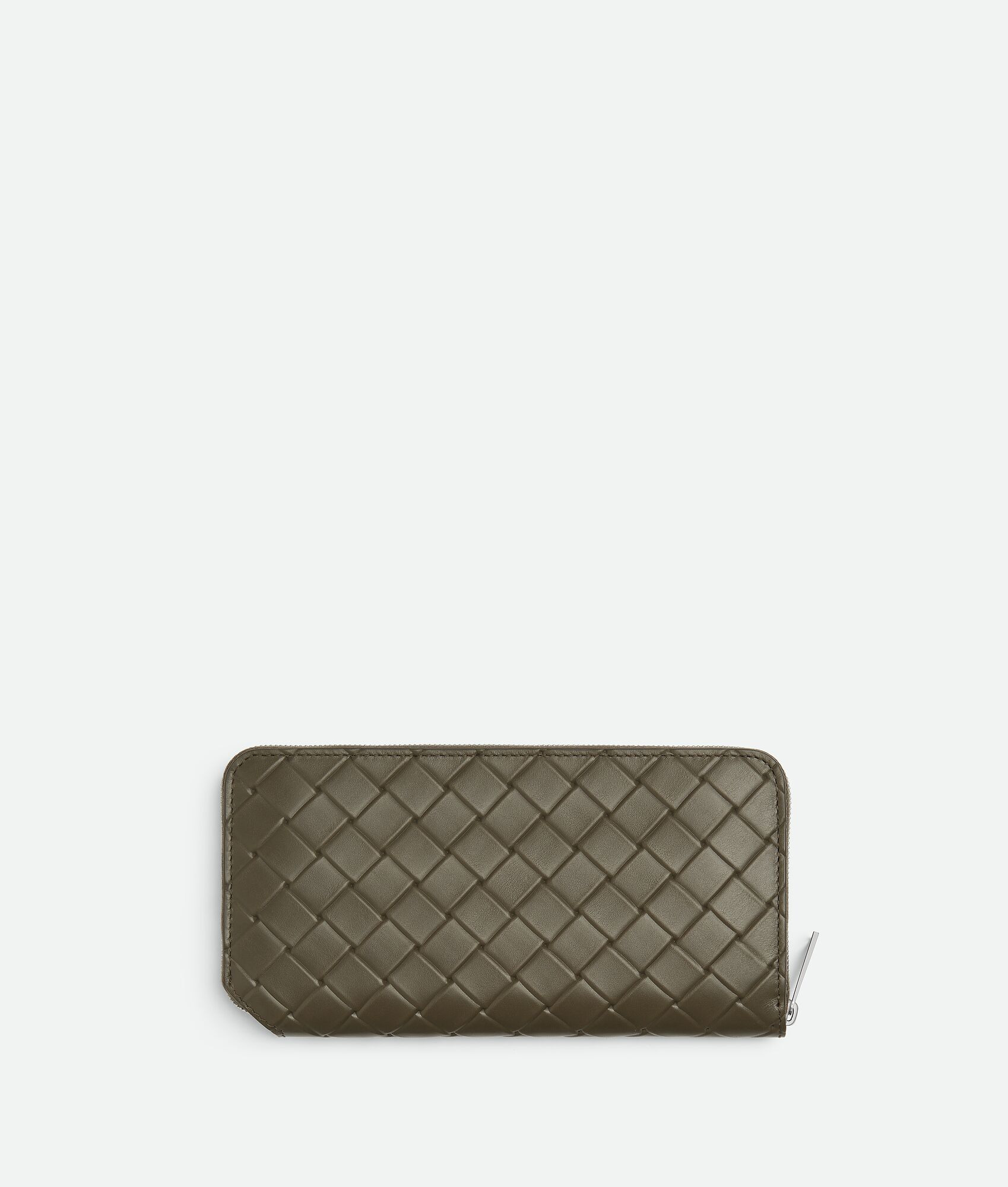 Intrecciato Stamp Zip Around Wallet - 4