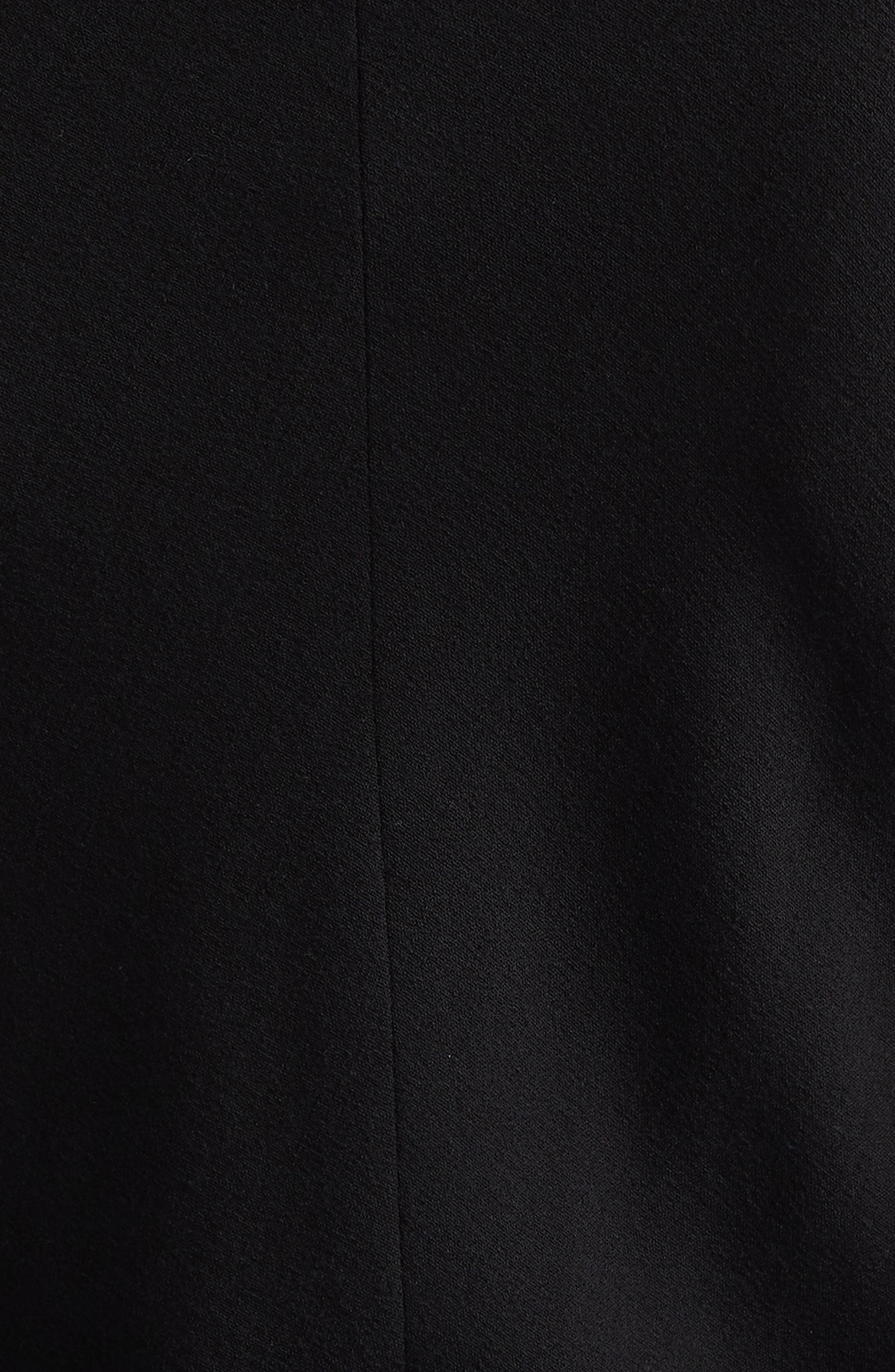 TOTEME Cowl Neck Stretch Crepe Dress in Black at Nordstrom - 6