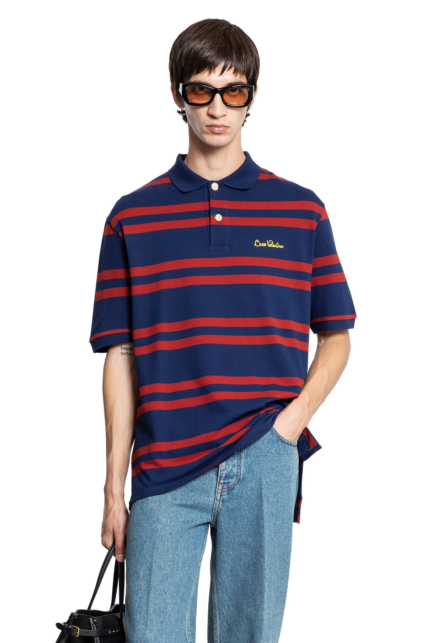 Chez-Valentino-Pique-Polo-Shirt - 5