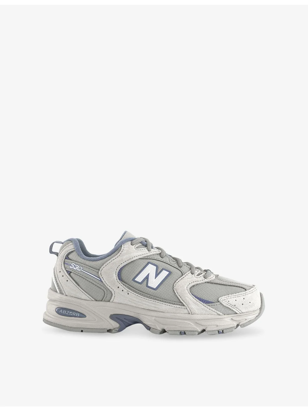 MR530 Suede And Mesh Low-Top Trainers - 1