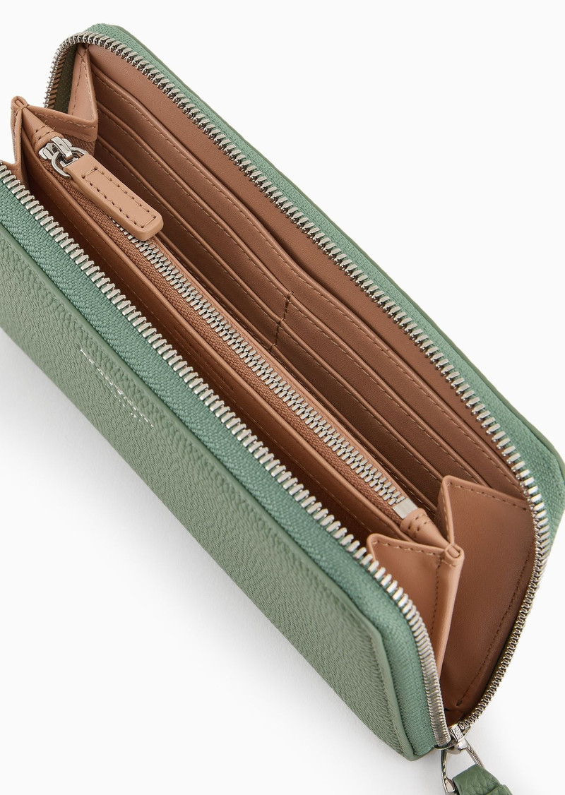 Deer-print MyEA wallet with wrap-around zip 3