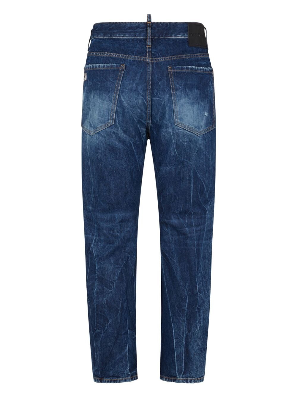 Icon-print straight-leg jeans - 2