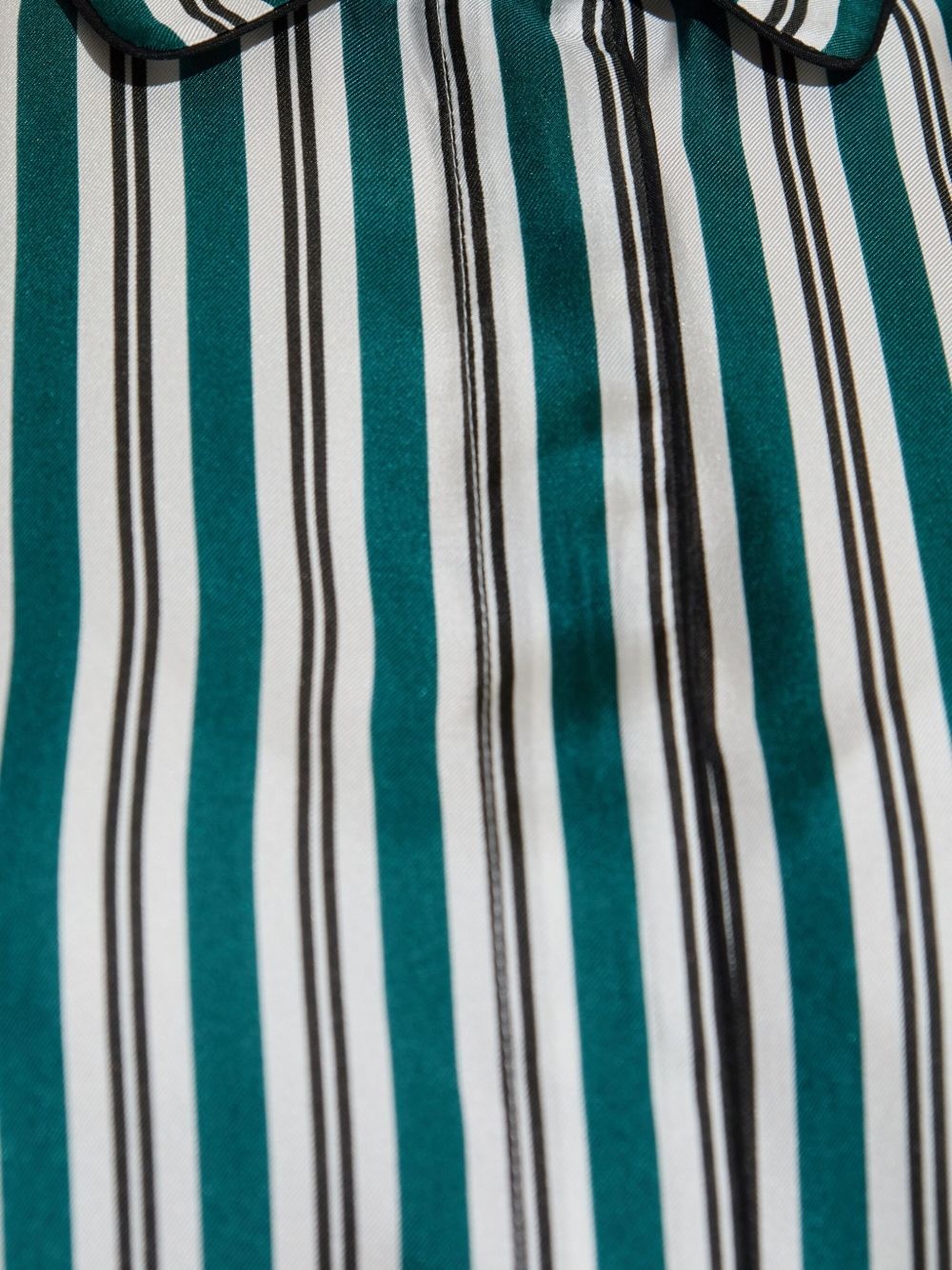 striped collar shirt - 5