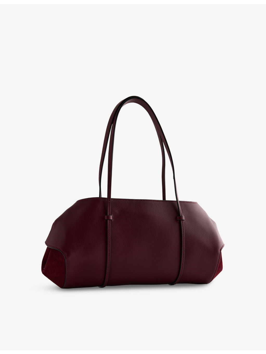 Berenices Baguette Leather Shoulder Bag - 4
