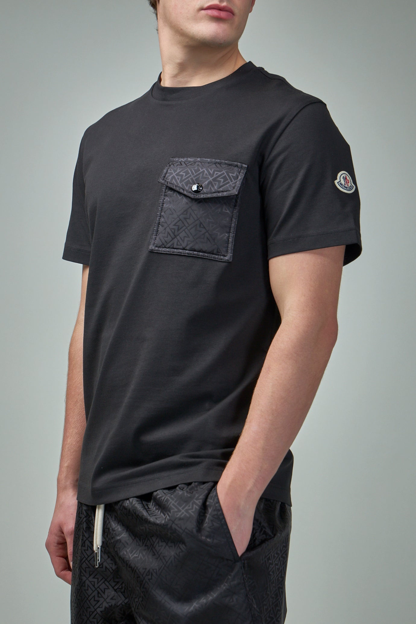 MONCLER モンクレール　tee Moncler 23 years Cotton T-shirt XS Men's Gray J20918C00004