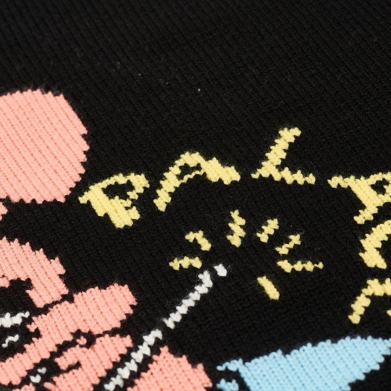 PALACE HAT TRICK KNIT BLACK outlook