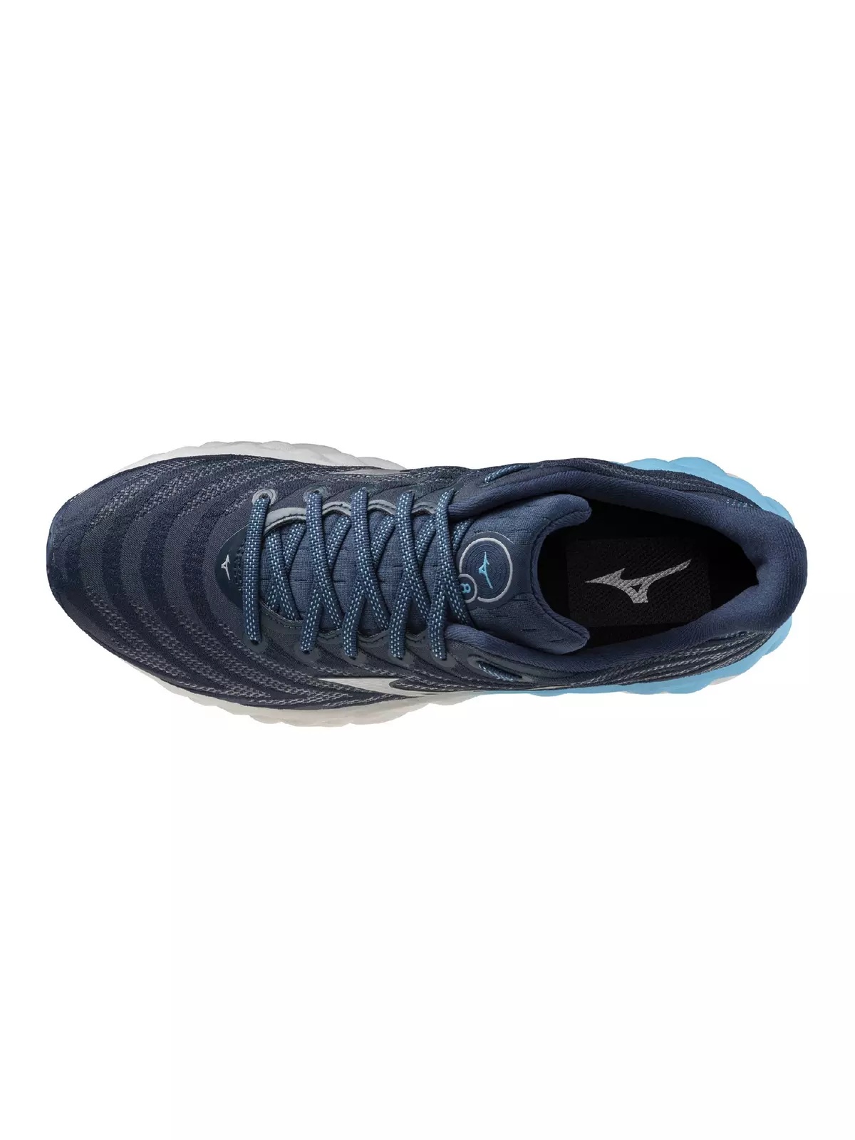 Wave Sky 8 "Blue Wing Teal/Silver" Men's Running Shoe - 6