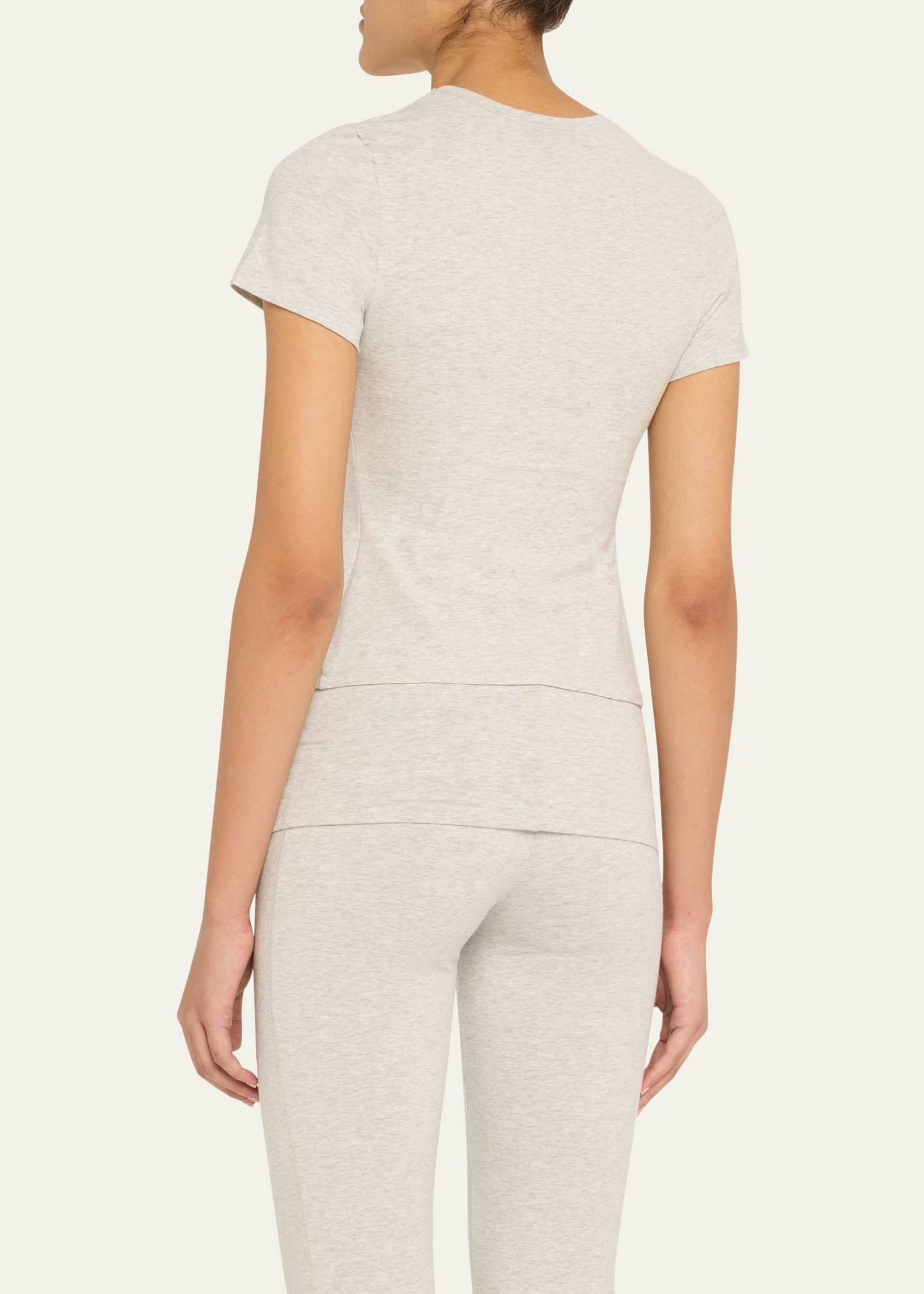 Cotton Jersey Crewneck T-Shirt - 3