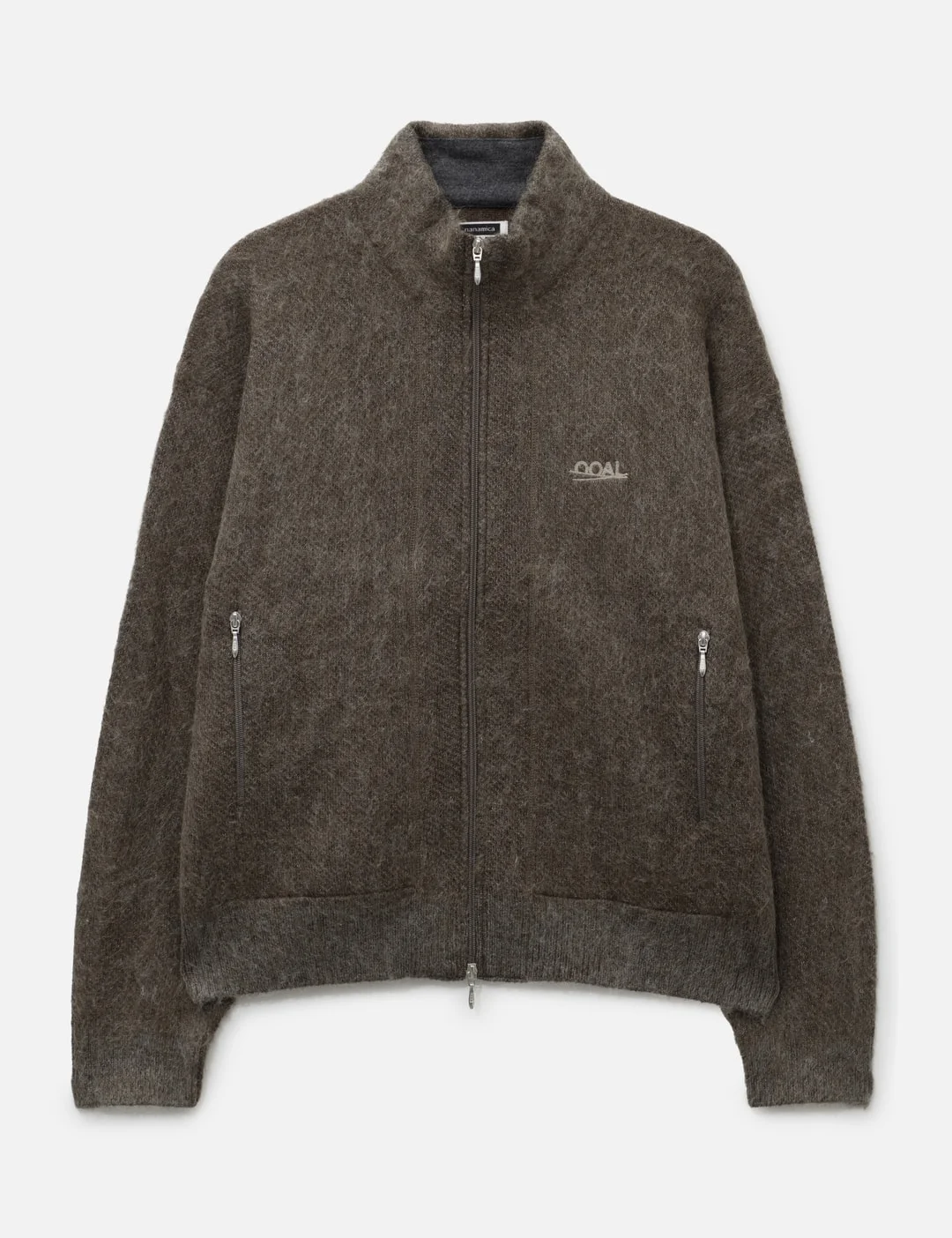 OOAL ZIP UP MOHAIR JACKET - 1