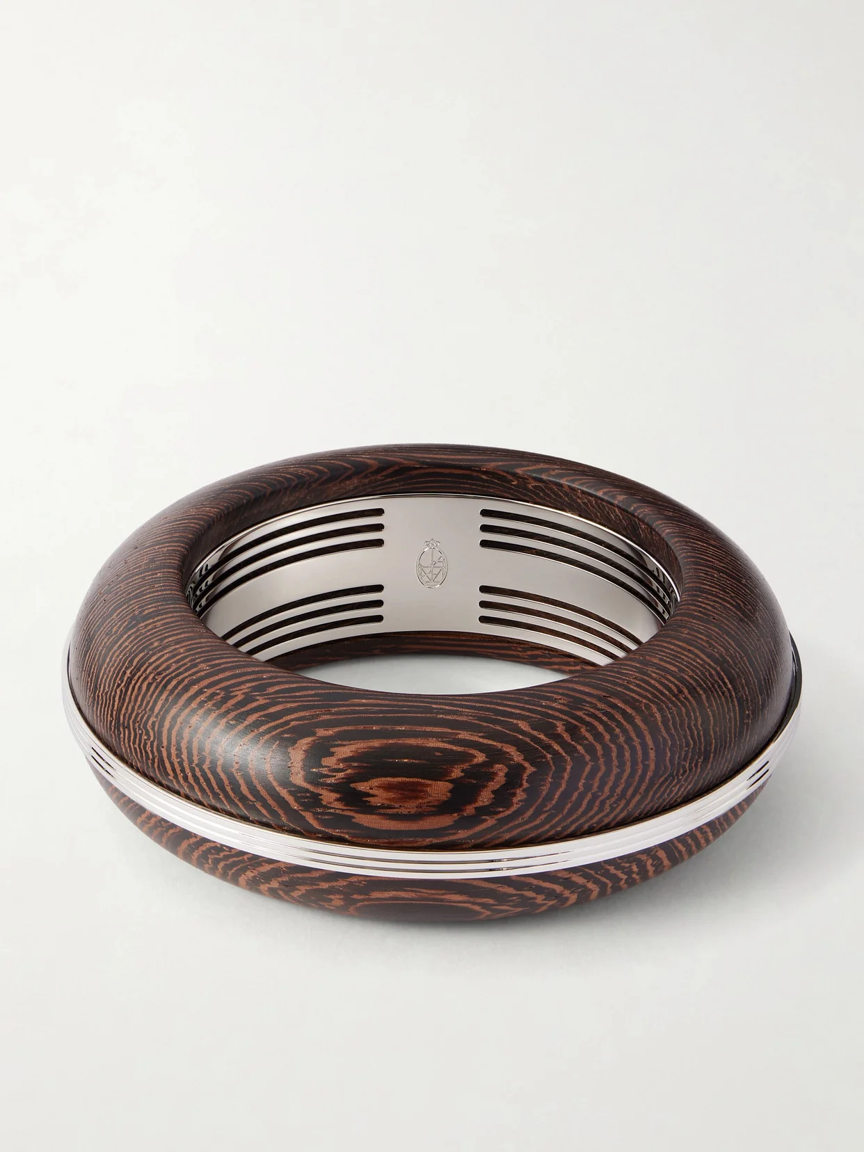 + Loulou De La Falaise Lucie Silver-plated And Wood Cuff - 1