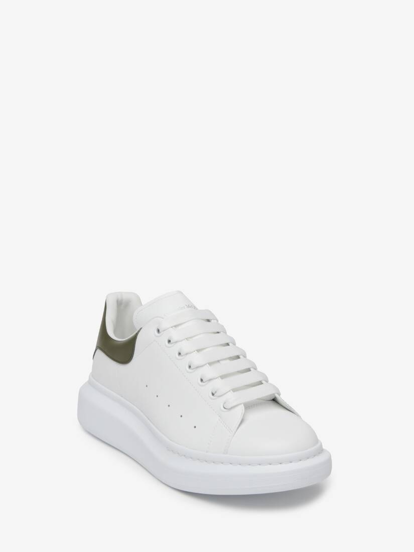 Men's Oversized Sneaker in White/khaki - 5