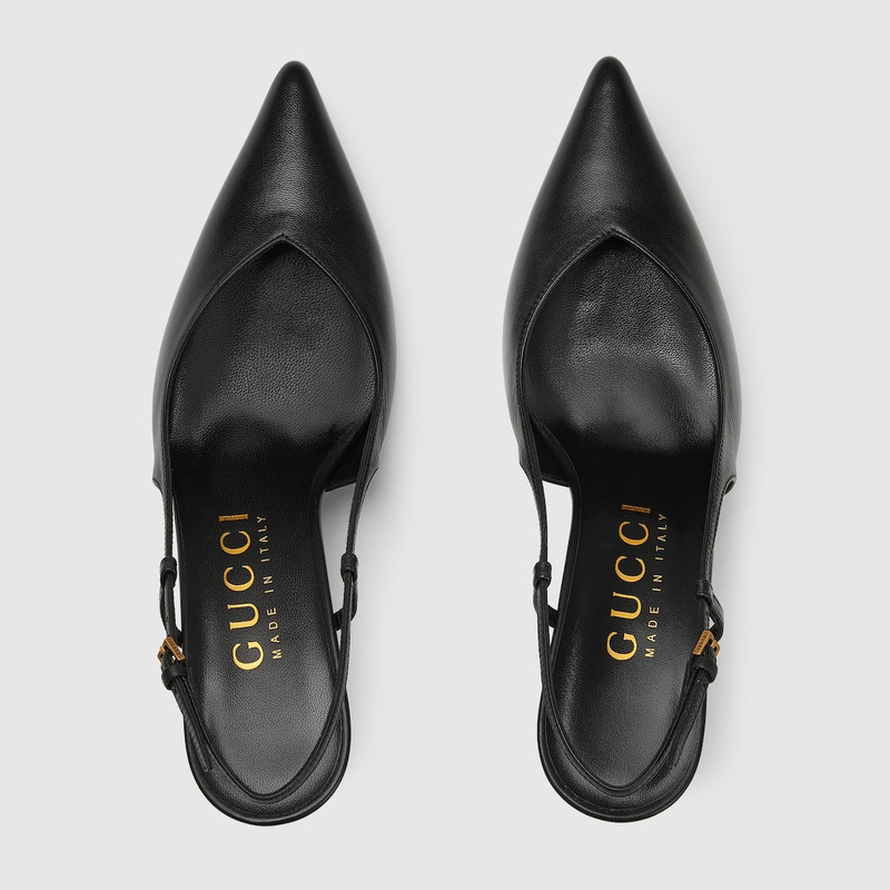 GUCCI Women's slingback heeled pump outlook