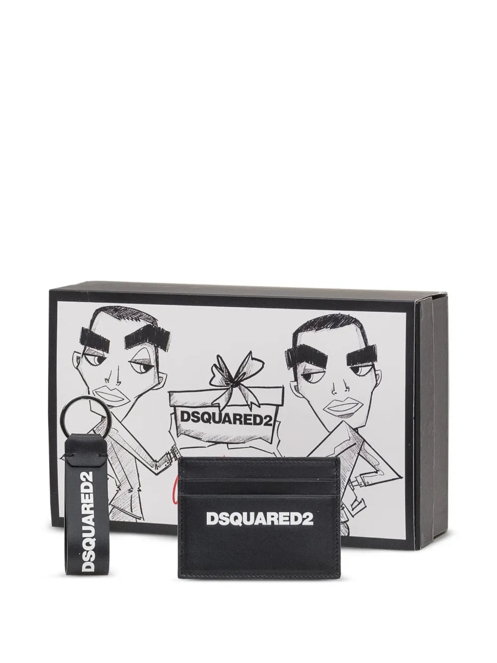 Dsquared2 Logo-print Key-ring Cardholder (set Of Two) - 3