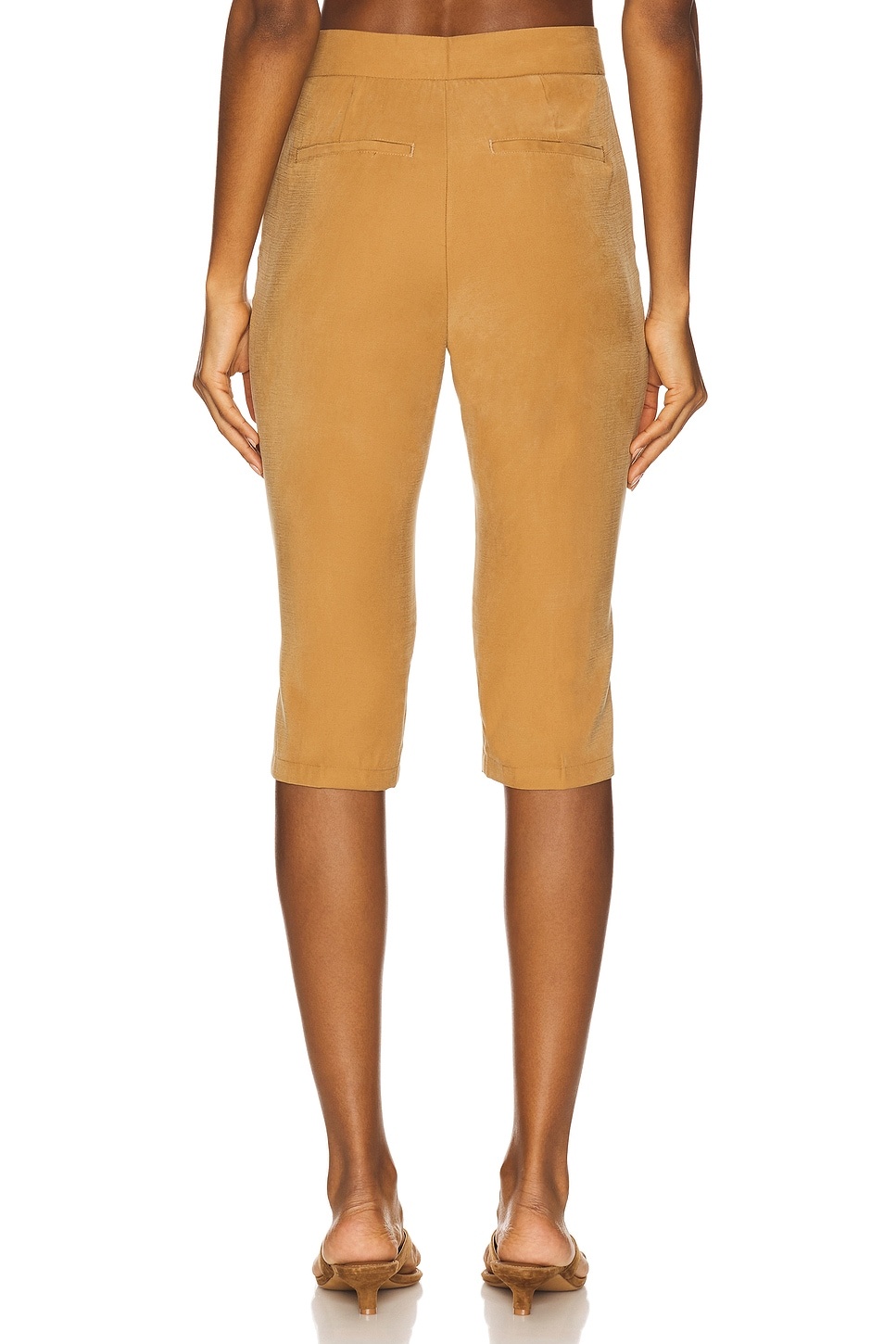 Cupro Tailoring Capri Trousers - 4