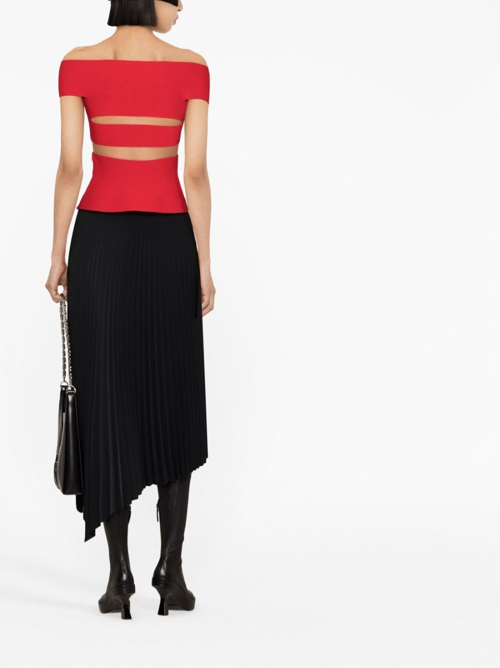 off-shoulder short-sleeve top - 3