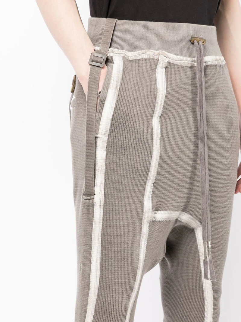 tape-detail drawstring 트랙 바지 5